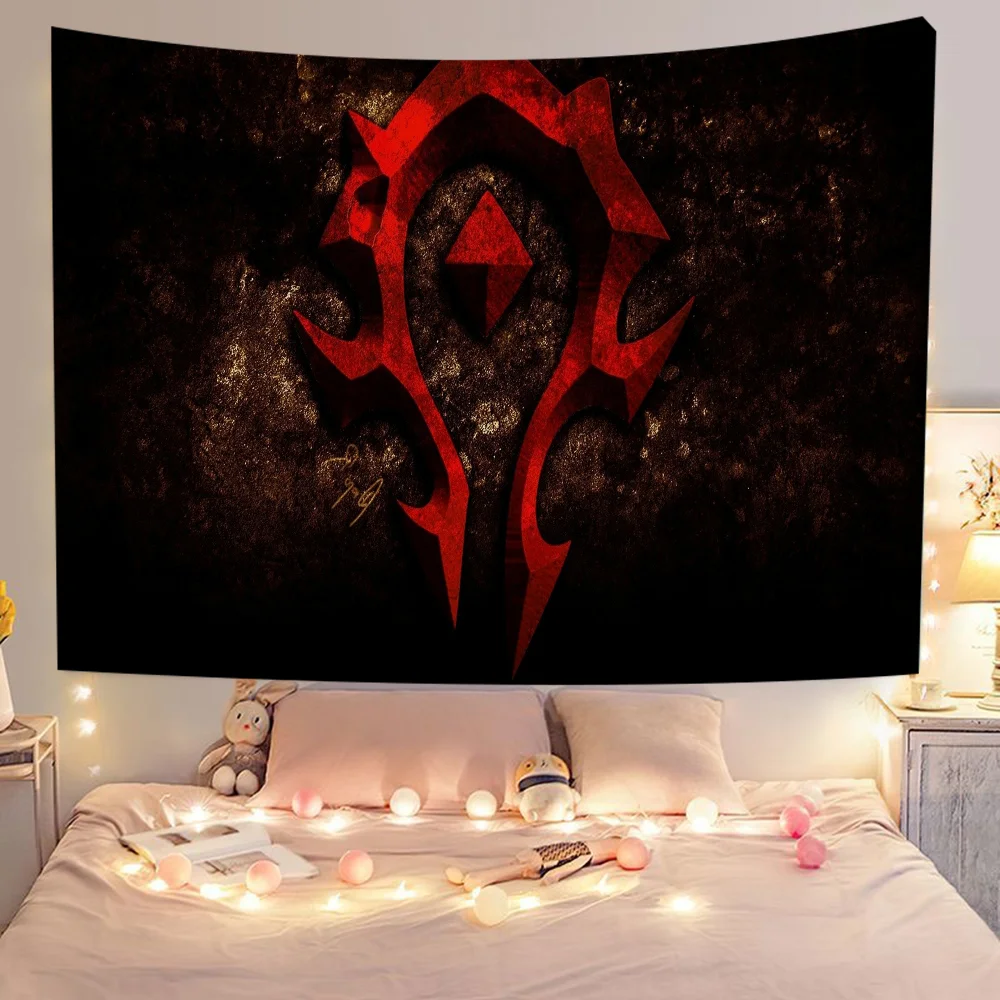 Game World of Warcraft Colorful Flag Wall Hanging Bohemian Wall Banner Mandala Indoor Art Decor