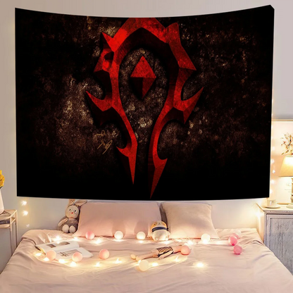 Game World of Warcraft Colorful Flag Wall Hanging Bohemian Wall Banner Mandala Indoor Art Decor