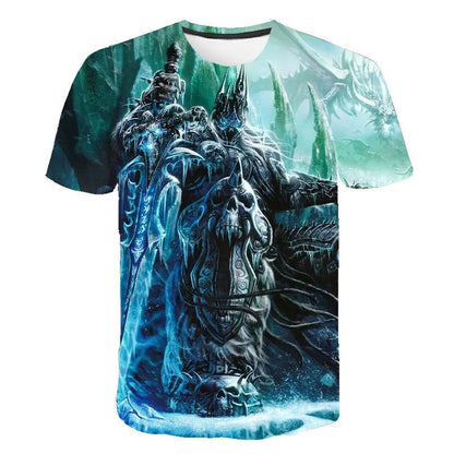 New Game World Of Warcraft 3D Printed T-shirt Men Women Fashion Streetwear O-Neck T Shirt Harajuku Oversized Tees Tops