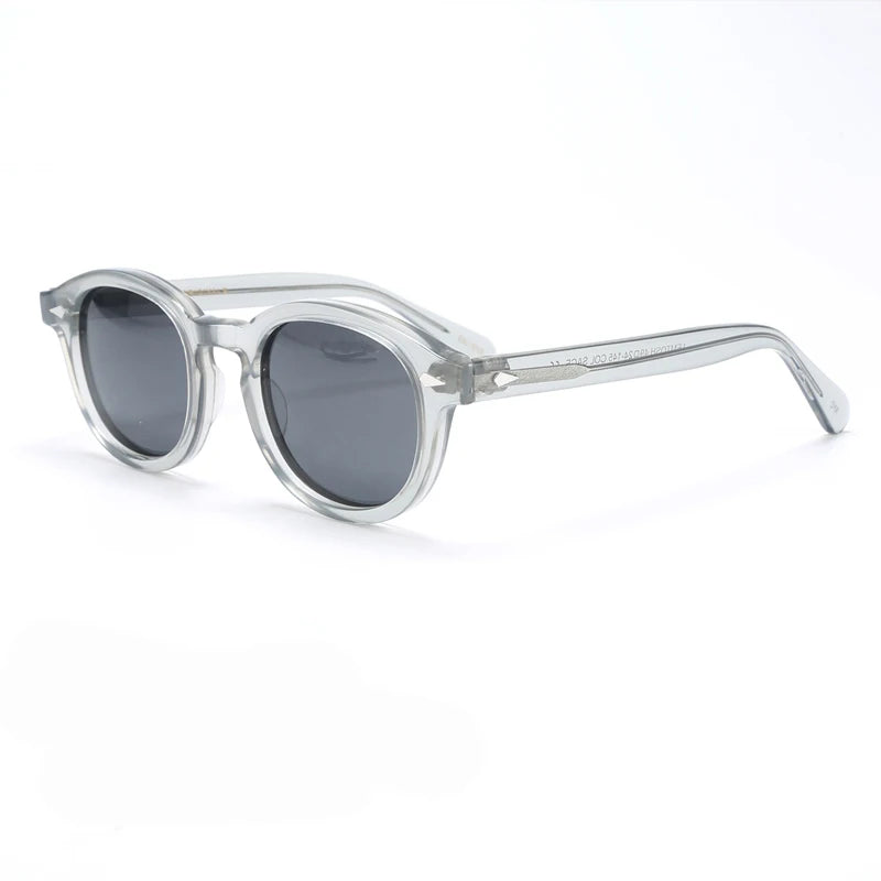 Polarized Sunglasses Men Women Johnny Depp Lemtosh Style Sun Glasses Retro Round Acetate Frame UV400 Lens Oculos