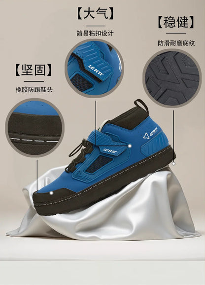 LEHTT Professional Cycling Shoes Lock-Free Mountain Thickened Skateboard Shoes Casual Bicycle Shoes Off-Road Hiking Shoes Men