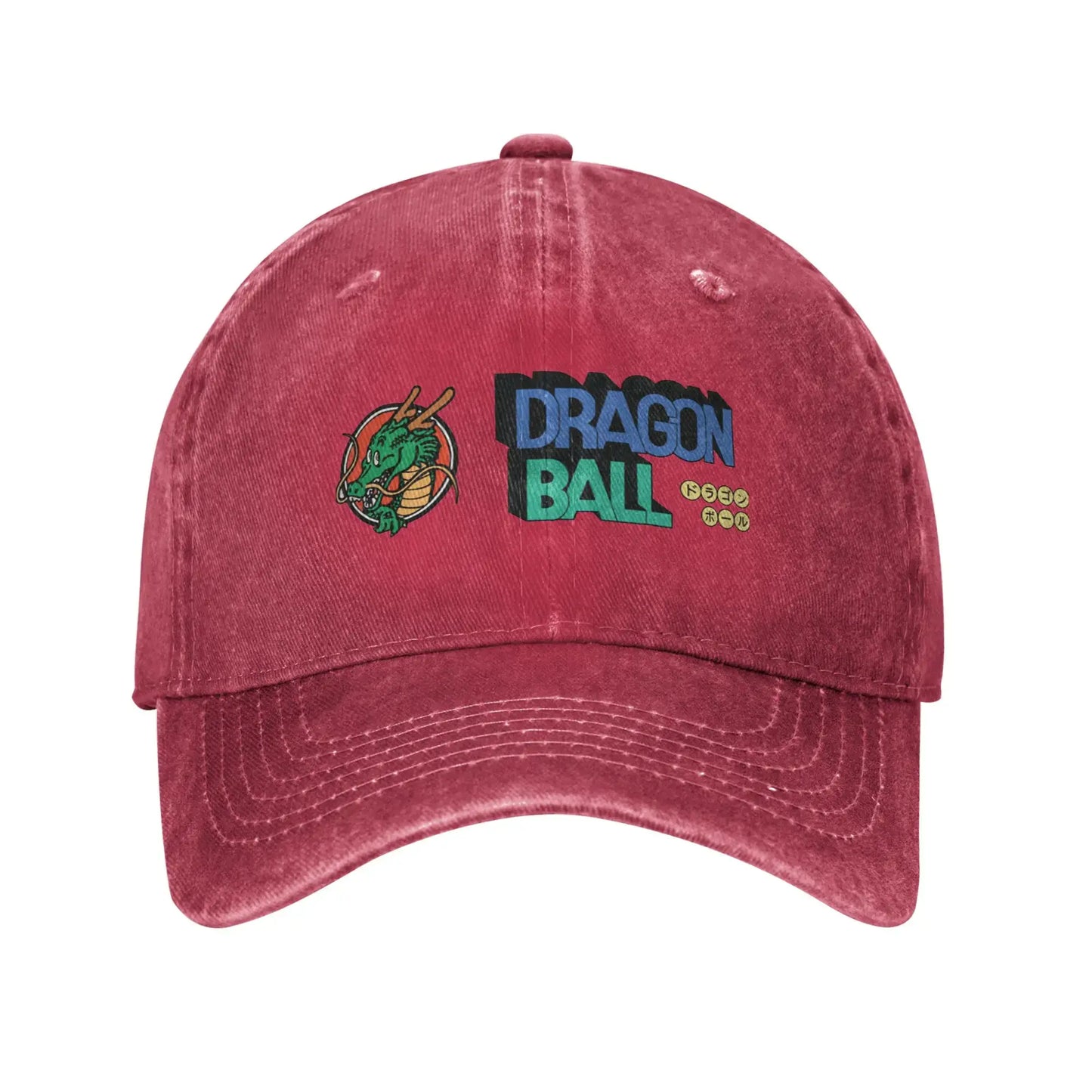Dragon Ball Shenron Logo Baseball Caps Unisex Distressed Denim Snapback Cap Goku Kakarot Manga Outdoor Adjustable Fit Caps Hat, produit gaming premium Fraquane