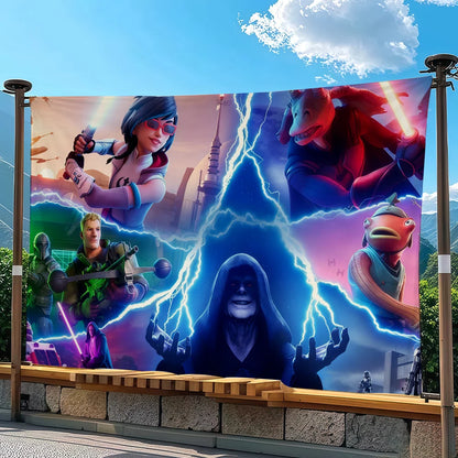 Adventure game F-FORTNITE Flag Suitable For Party Club Outdoor Interior Wall Art Decoration Banner Gift