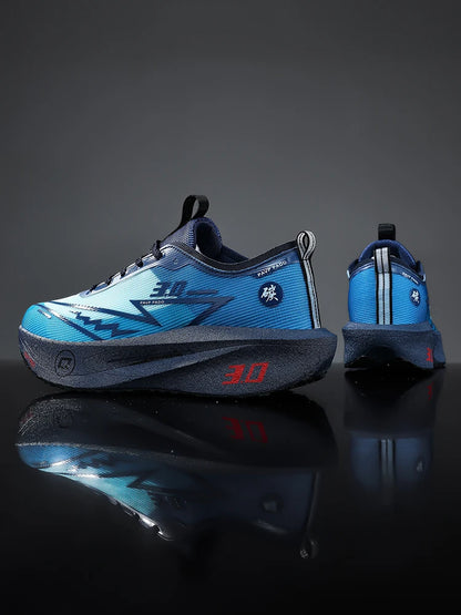Brand Men's Carbon Plate Running Shoes, Soft Cushion, Shock Absorbing Sports Shoes, Unisex Sneakers, Light Anti-Slip Training Shoes