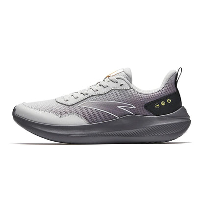 ANTA QINGKONG Men's winter shock-absorbing leather running shoes, wear-resistant running, lightweight commuting sports shoes