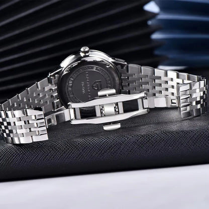 Pagani Design 40mm Multifunctional Men's Quartz Watch Japan Movt Moon Phase 100m Waterproof Sapphire Glass Wristwatches For Man