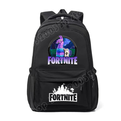 Fortnite Kids Backpack Portable Large Capacity Student Schoolbag Cartoon Printed Shoulder Bag School Supplies for Boys Gift
