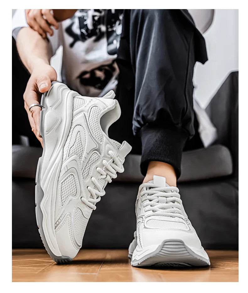 Muške casual tenisice za brzu vožnju, proljeće/ljeto, s mekanim potplatom, protuklizne, prozračne, za trčanje na otvorenom, modne, sportske cipele Youth Joker