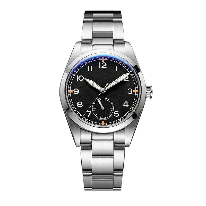 ADDIESDIVE 36mm Men's Quartz VH60 Watch BGW9 Luminous Bubble Mirror Pot Cover Glass 10Bar Waterproof Stainless Steel Watch