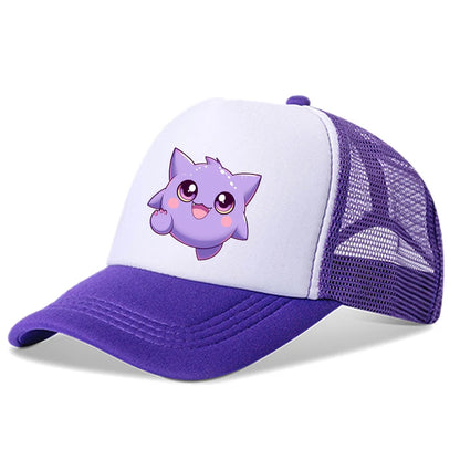 Kawaii Pikachus Squirtle Baseball Cap Pokemons Cartoon Kids Adult Sun-proof Sunhat Cute Boy Girl Outdoor Peak Cap Summer Dad Hat