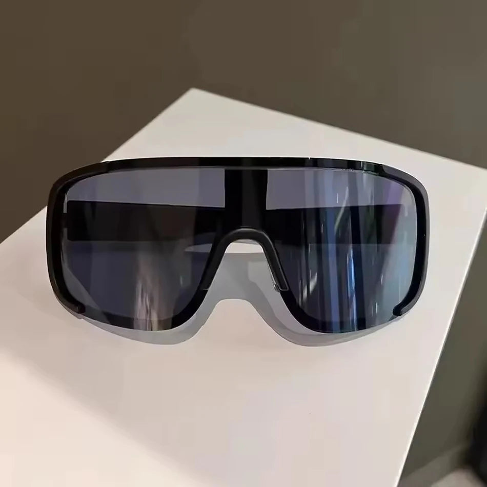 Trendy Women's Polarized Cycling Sunglasses UV400 Windproof Outdoor Sunshade Goggles PC Lenses Sports Glasses for Travel