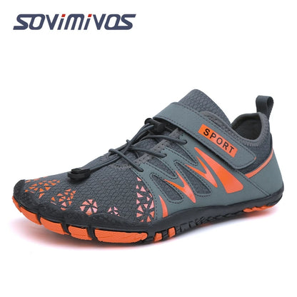 Men's Trail Running Shoes, Lightweight Athletic Zero Drop Barefoot Shoes Non-Slip Outdoor Walking Minimalist Shoes for Women