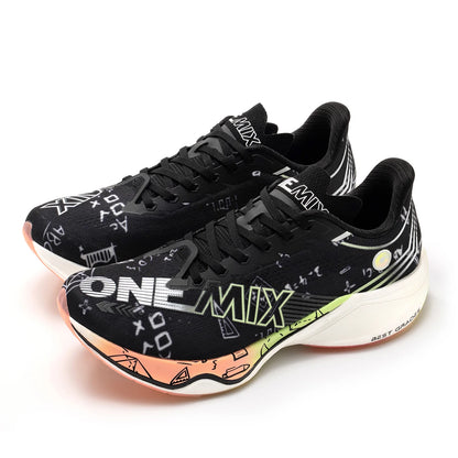 ONEMIX-Nylon Carbon Board Marathon Running Racing Shoes, Professional Stable Support, Shock-relief, Ultra-light Rebound Sneaker
