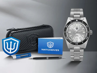 Watchdives Wd1965 V2 Fashion Quartz Wristwatches Vh31 Sapphire Man Watches Luxury Stainless Steel 200M Waterproof Diver Watch