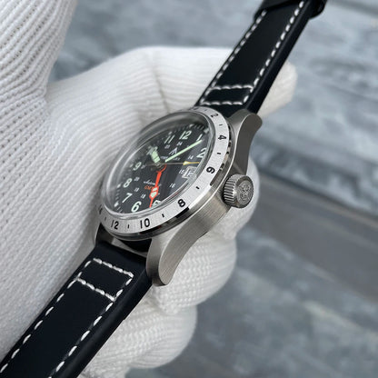STEELFLIER Official SF792 GMT Mechanical Wristwatch, NH34 Movement, Super BGW9 C3 Luminous, 200M Waterproof Luxury Dive Watch
