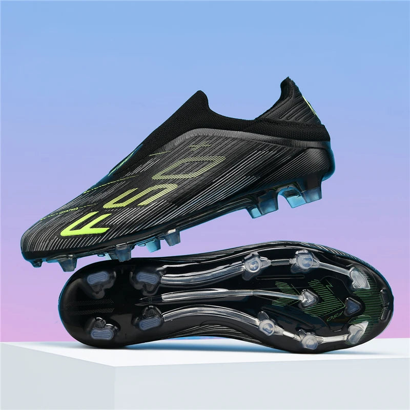 New Men's Football Boots Futsal Non Slip Turf Comfortable Ultralight Fg Grass Cleats Soccer Shoes Sport Indoor Adult Non-Slip