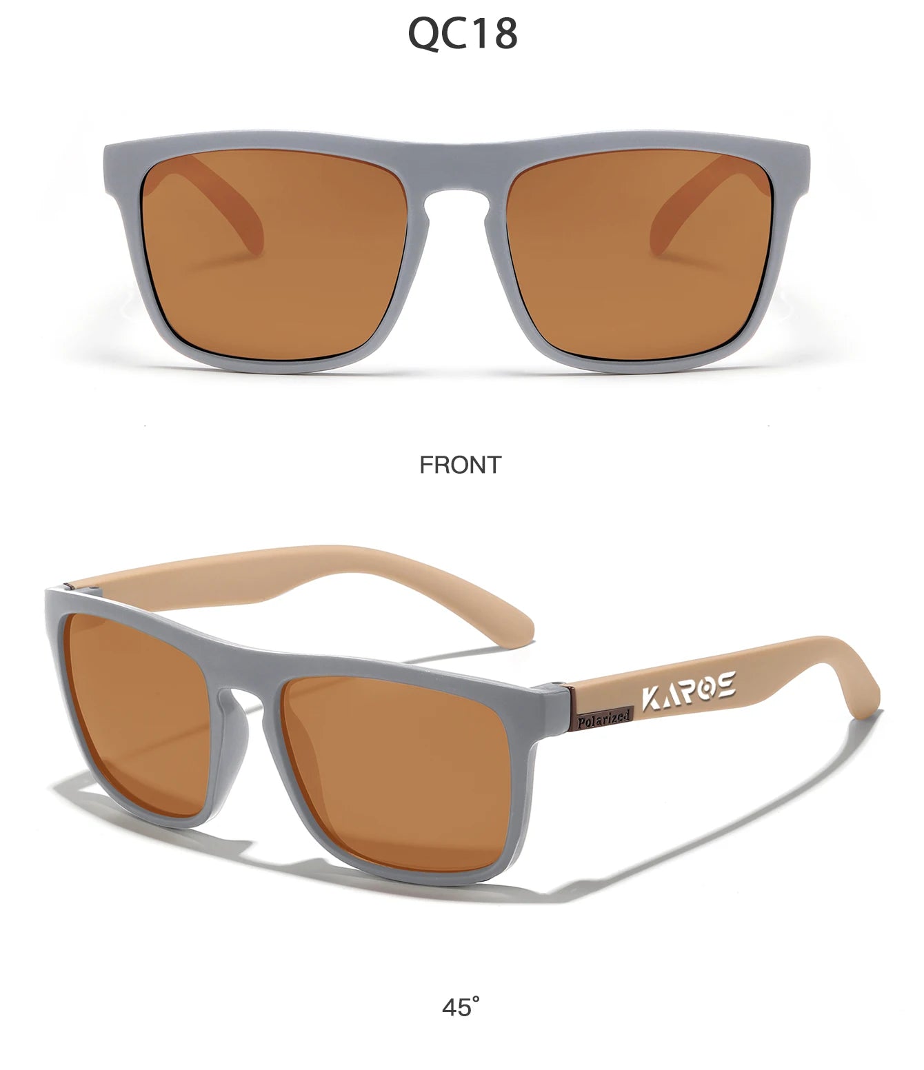 KAROS Polarized Sunglasses Unisex Car Driver Anti-Glare Goggles Outdoor for travel fishing beach UV400 eyeglasses