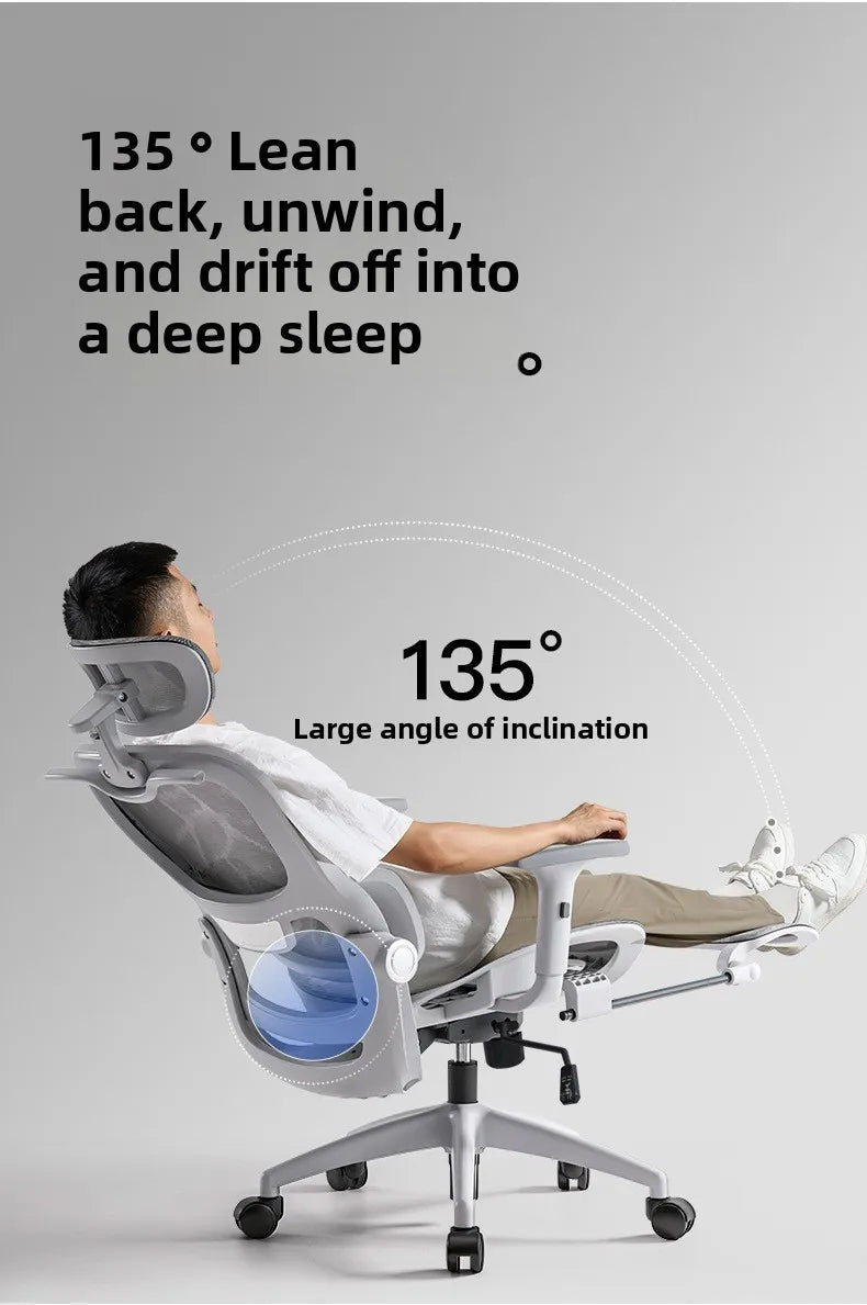 Multifunktionaler Bürostuhl Computerstuhl Relaxsessel Schlafstuhl Ergonomischer Stuhl Drehstuhl E-Sports-Stuhl