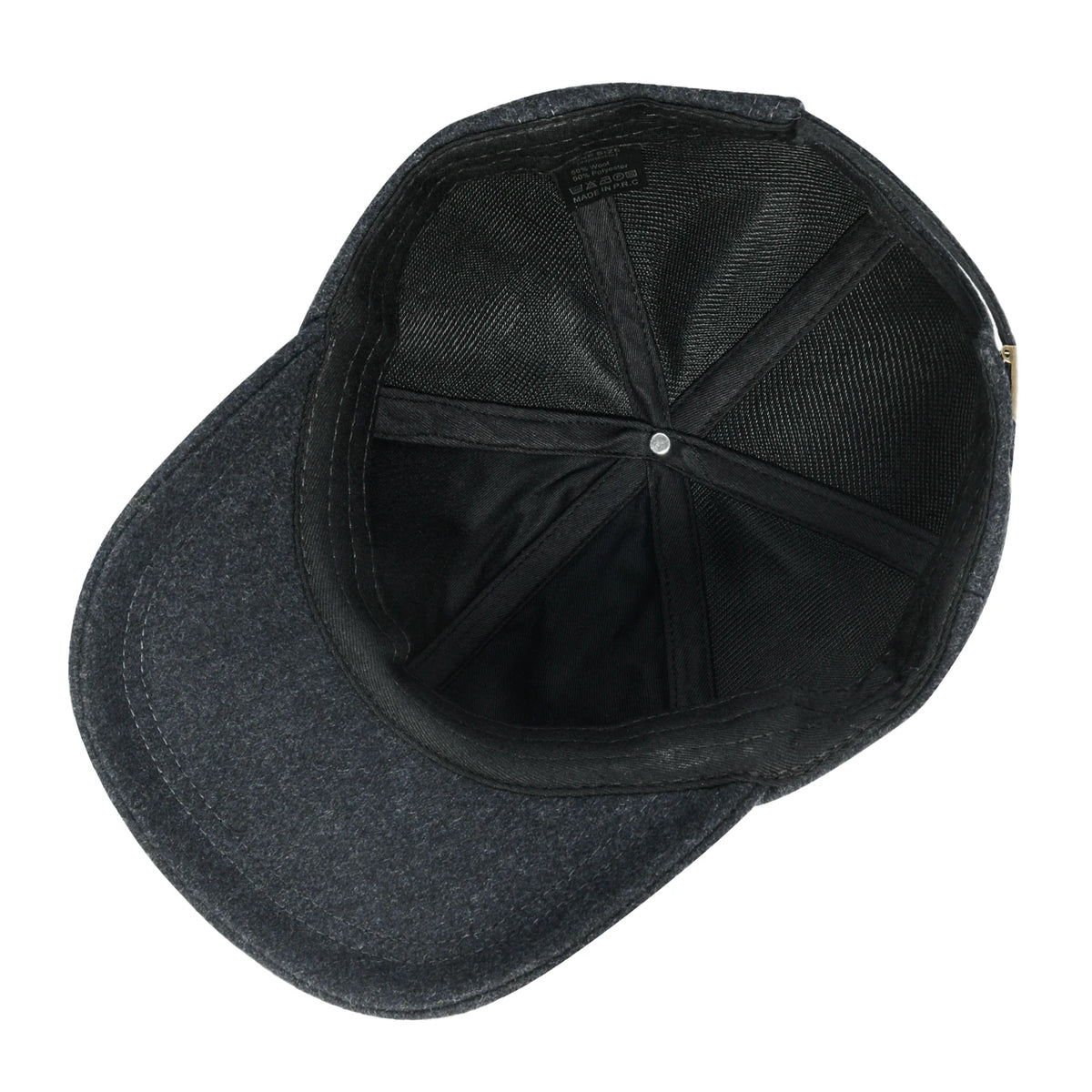 BOTVELA Șapcă de baseball din lână tweed pentru bărbați, stil casual, moale, ajustabilă, fără structură