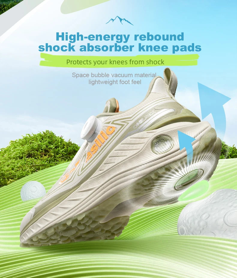 ONEMIX Outdoor hardloopschoenen voor heren, elastische trailschoenen, lichtgewicht, ademende damesschoenen, casual schoenen voor koppels, waterdichte schoenen
