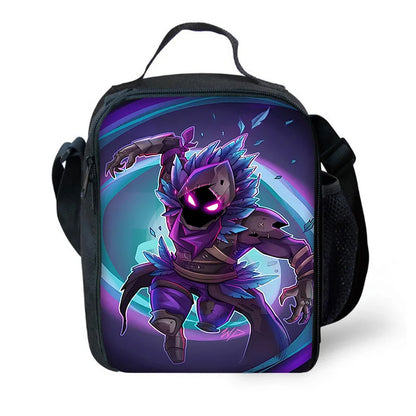Child Insulated Large Fortnite Capacity Bag for Boy Hot Game Girl Student Outdoor Picnic Reusable Thermal Cooler Lunch Box