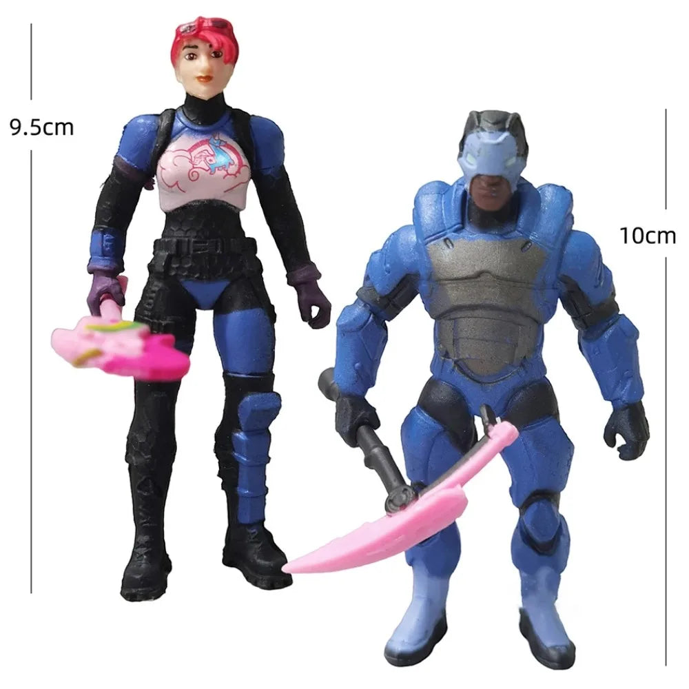 8Pcs/Set 10cm Fortnite Toys Action Figure Model Game Battle Royale Cool Toy Doll Kids Boys Fun Birthday Xmas Gift