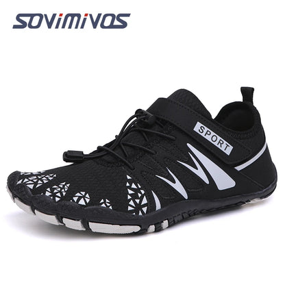 Men's Trail Running Shoes, Lightweight Athletic Zero Drop Barefoot Shoes Non-Slip Outdoor Walking Minimalist Shoes for Women