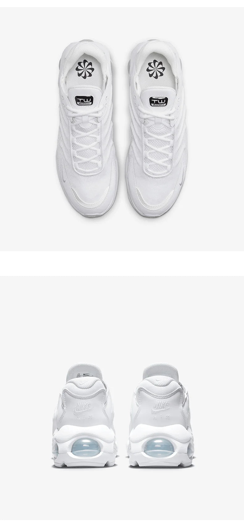 Oryginalne męskie sportowe trampki Nike Air Max TW z amortyzacją, niskie, DQ3984-102