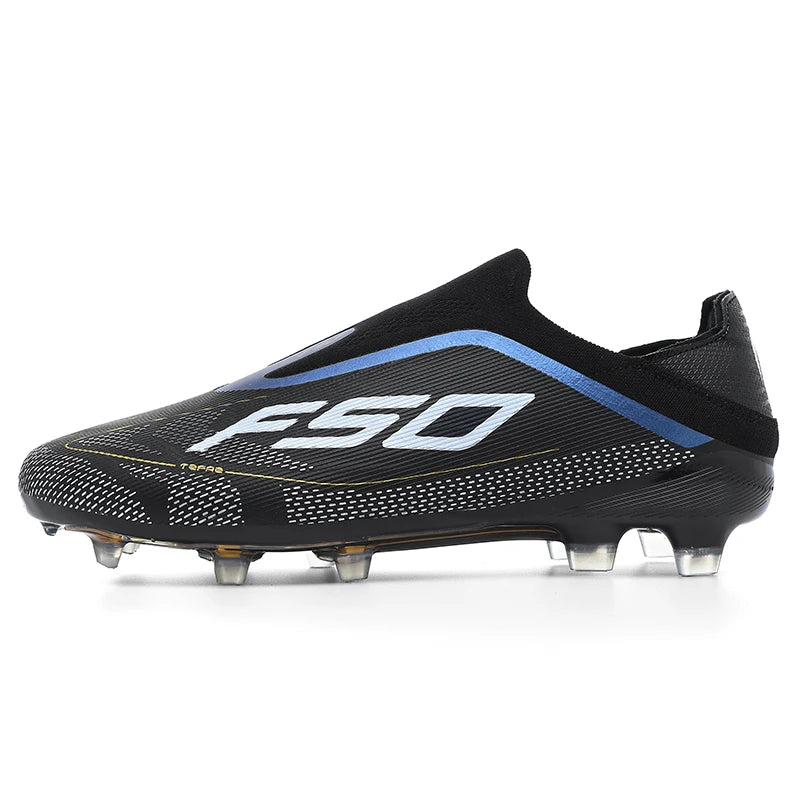 Men's Athletic Soccer Cleats Lightweight Comfortable Non-Slip Football Boots Training Shoes for Outdoor Grass Turf Competition