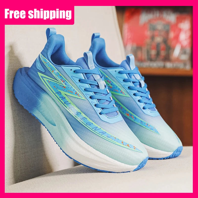 Men Running Shoes Professional Marathon Comfortable Breathe Mesh Sneakers Daily Fitness Anti Slip Shock-absorbing Jogging Shoes