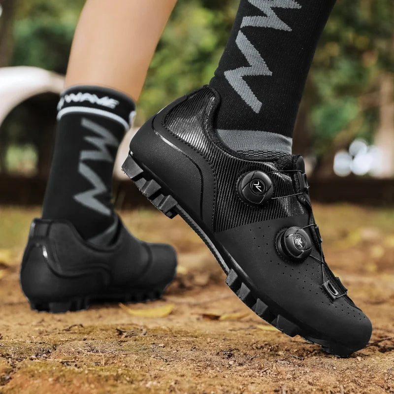 Cycling Shoes Bike Sneakers Cleat Non-Slip Men's Mountain Biking Shoes Bicycle Road Footwear Speed Shoes