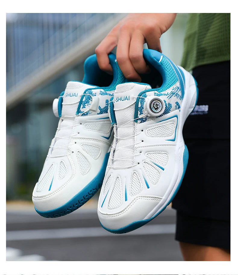 Pantofi de badminton pentru bărbați, pantofi de volei antiderapanti, adidași de antrenament, pantofi de tenis de masă rezistenți la uzură pentru femei, pentru activități în aer liber