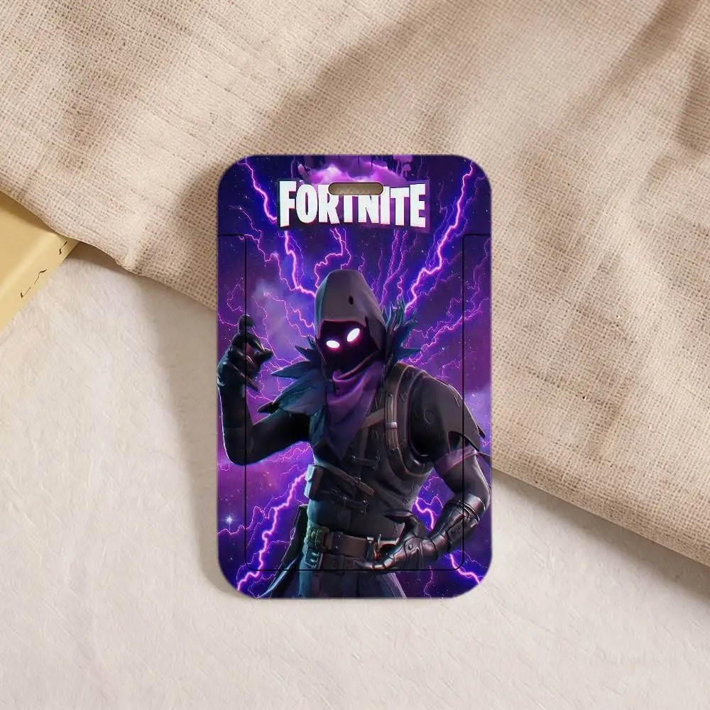 Hot Game F-FORTNITE Strap Lanyard Keychain ID Bus Card Cover Badge Holder Pass Hang Rope Lariat Gifts Keys Accessories