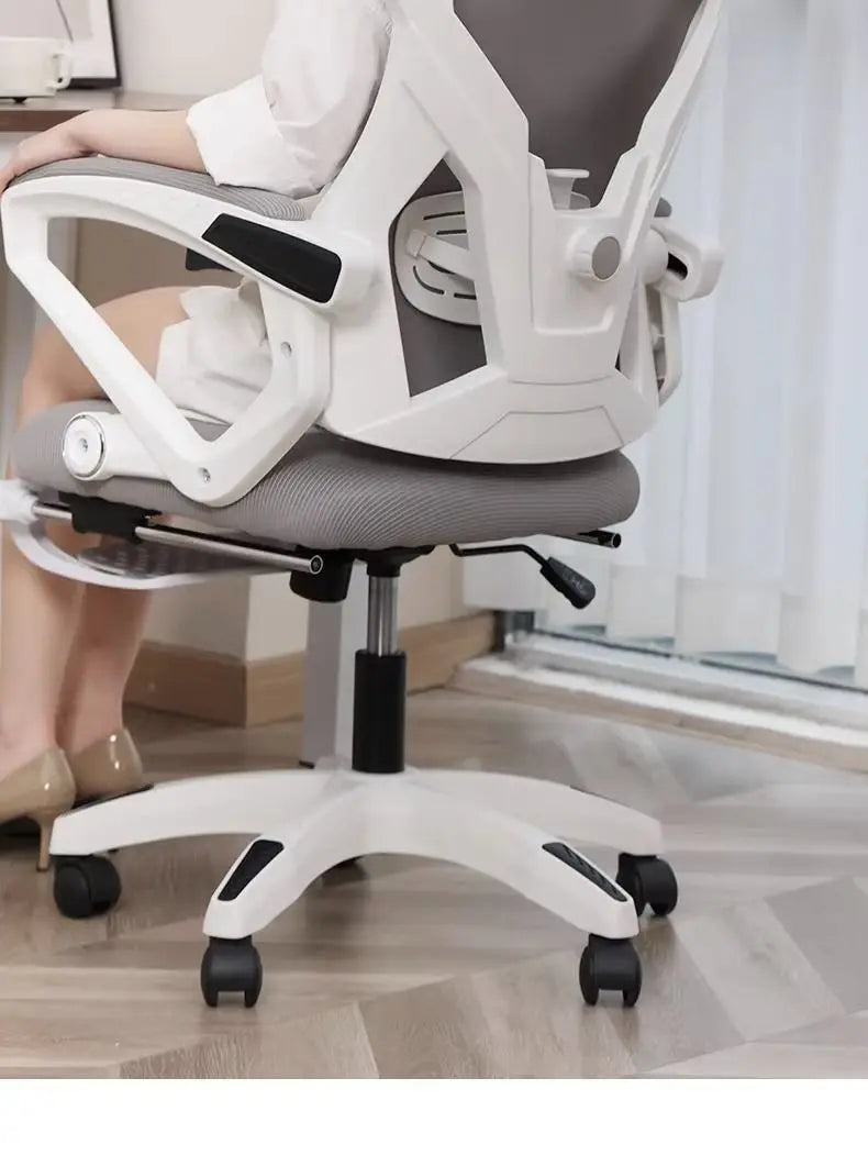 Ergonomic Computer Chair Home Office Chair with Reclining Seat, Comfortable Gaming Chair, Adjustable Desk Chair for Students & Workspaces