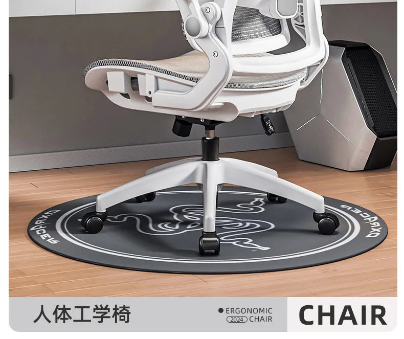 Ergonomic Gaming Chair with 3D Lumbar Support, Breathable Mesh Office Chair, Racing Style High-Density Sponge Seat, Adjustable Swivel Computer Desk Chair