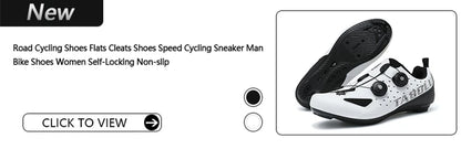 Cycling Shoes Bike Sneakers Cleat Non-Slip Men's Mountain Biking Shoes Bicycle Road Footwear Speed Shoes