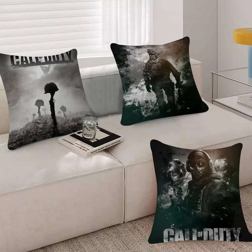 Classic Game C-Call Of D-Duty Personalized Picture Text Home Decorative Pillows Household Gifts 45x45cm