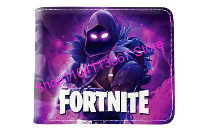 Fortnite Anime Figures Wallet Victory Royale PU Leather Purse Coin Holder Money Clutch Wristlet Cover Wallet Card Holder