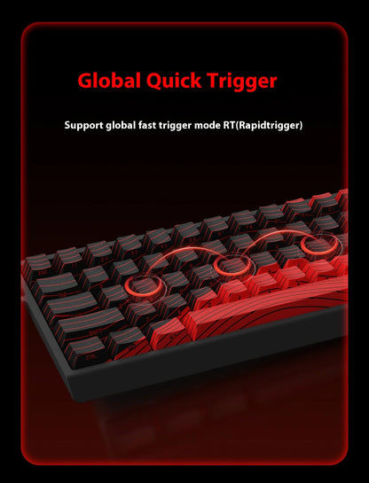 FGG Madlions Mad60 HE Mad68 Pro HE E-sports Magnetic Switch Mechanical Keyboard RGB Wired Hot Swap 8K Customized Gaming Keyboard
