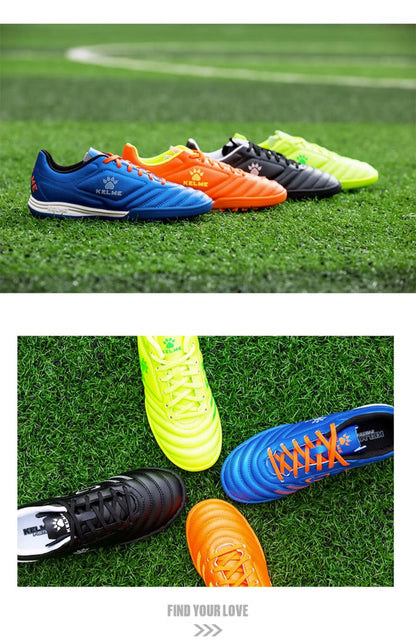 Kelme Tf Broken Nail Football Shoes, Adult Youth Non-Slip Football Shoes, Artificial Grass Five-a-Side Game Football Shoes Sports