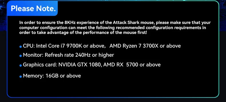 Attack Shark R2 trådlös gamingmus PAW3950 8K i magnesiumlegering, lätt gamingmus med Bluetooth Tri-Mode för gaming/kontor