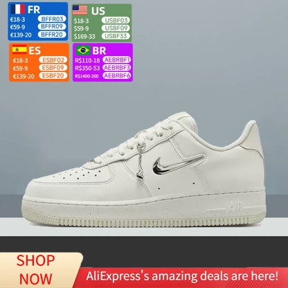 Unisexové klasické tenisky Nike Air Force 1 Low, pohodlné odpružení a odolný design pro každodenní nošení FN8540-100