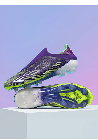 New Men Sneakers Match Grass Cleats High-quality Soccer Shoes Futsal Football Boots Non-Slip Indoor Hot-selling High-top Outdoor