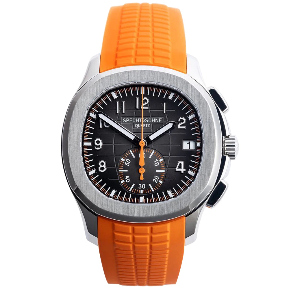 Droppshiping Products 2025 Men Watch Specht&Sohne Japan Chronograph Quartz Wristwatch Rose Gold Relogio Masculino 50M Waterproof