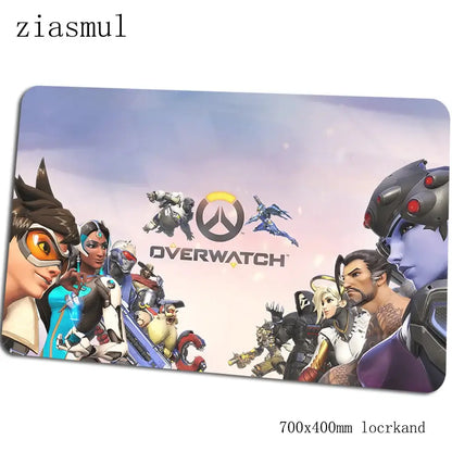 Overwatch mouse pad gamer 700x400x3mm gaming mousepad Colorful notebook desk mat Christmas gifts mouse pad PC gamer mats gamepad