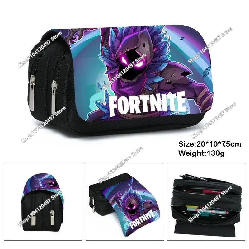 Fortnite Wallets for Kids Anime Fortnite Wallet Cartoon Card Holder Bag Leather Short Purse Fashion Folded Purses Boys Gift