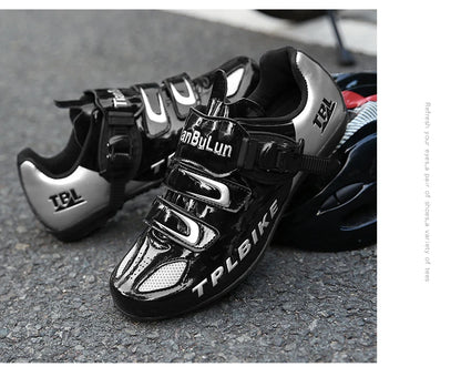 New Men's and Women's Bicycle Shoes,Outdoor Cycling Shoes,Three Functional Soles,Professional Training Shoes