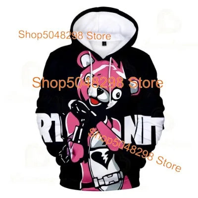 Men and Women Kids Hoodie Sweatshirt for The Night Victory Child Wear Battle Royale Sweatshirt Boys Girls Tops Hero Teen Clothes