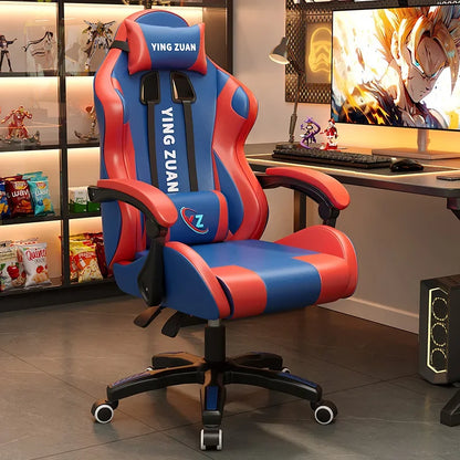 AOLIVIYA Ergonomic Gaming Chair with Footrest, Reclining Computer Chair, 3D Adjustable Armrests, Lumbar Support Seat for Home Office