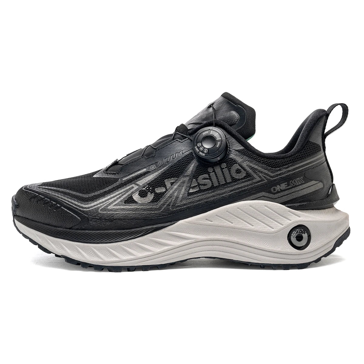 ONEMIX Outdoor hardloopschoenen voor heren, elastische trailschoenen, lichtgewicht, ademende damesschoenen, casual schoenen voor koppels, waterdichte schoenen